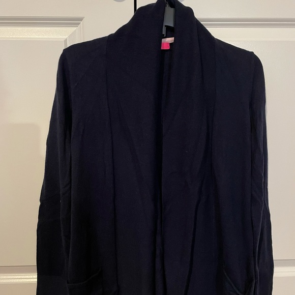 Lilly Pulitzer Adaira Cardigan Medium Navy - Picture 4 of 9